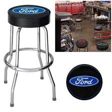 Our custom logo bar stools and personalized bar stools are the perfect way to promote your corporate business or show off your personal interest. Trademark Gameroom Ford Swivel Bar Stool With Back Ford Oval Home Garden Furniture Urbytus Com