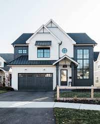 We did not find results for: Home Bunch On Instagram City Lot Modern Farmhouse Black Accents Are Sherwin Williams Iron Ore Modern Farmhouse Exterior Modern House Exterior House Exterior