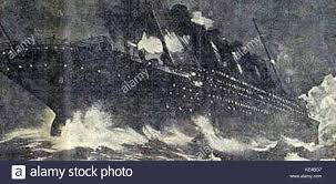 titanic sinking new york herald stock