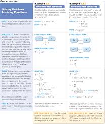 1 8 Solving Chemical Problems Solving Equations Solving Problem Solving