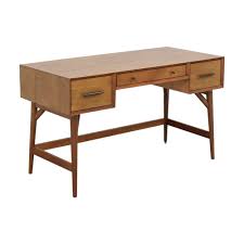 A desk that's no wallflower. 24 Off West Elm West Elm Acorn Mid Century Desk Tables