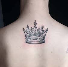 Back Crown Tattoo Tac Dovmesi Sirt Dovme Kanat Dovmeleri Tattoo