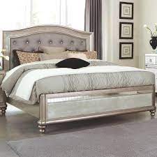 See more ideas about cal king bedding, bed, home. Coaster Furniture Bling Game California King Button Tufted Bed In Platinum Metallic 204181kw