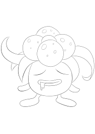 Select from 35919 printable coloring pages of cartoons, animals, nature, bible and many more. Gloom No 44 Pokemon Generation I All Pokemon Coloring Pages Kids Coloring Pages