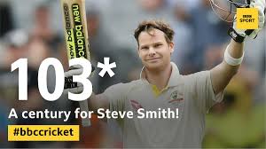 Includes the latest news stories, results, fixtures, video and audio. Test Match Special On Twitter A Magnificent Century For Australia Batsman Steve Smith The Occasional Boo From The Edgbaston Crowd But Largely Applause Australia 233 9 Live Https T Co Uodunj0i7n Bbccricket Engvaus Ashes