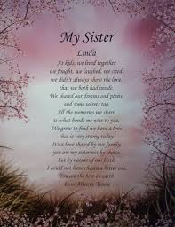 Personalized Sister Poem Gift For Birthday Christmas Or Wedding Day Sister Poems Sister Poems Birthday Poems For My Sister