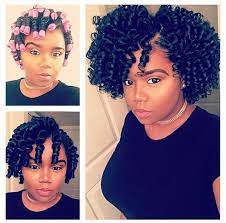 Roller Set Natural Hair African American Hairstyles Curly Hair Styles Natural Hair Styles Hair Styles