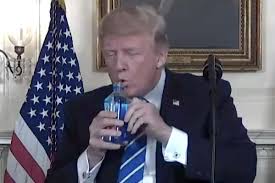 Image result for trump water bottle images