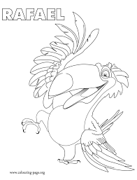 Rio 2 Toucan Rafael Coloring Page Coloring Pages Disney Colors Disney Coloring Pages