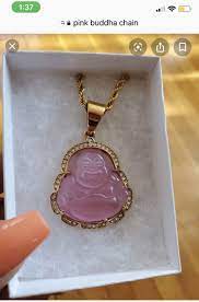 Pink Buddha Chain Buddha Jewelry Ear Jewelry Cute Jewelry
