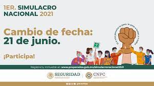 Se llevará a cabo el lunes 21 de junio a las 11:30 horas de la ciudad de méxico. Secretaria De Seguridad Y Proteccion Ciudadana Ø¹Ù„Ù‰ ØªÙˆÙŠØªØ± Avisourgente Cambia La Fecha Del Primer Simulacro Nacional 2021 Se Realizara El Proximo 21 De Junio Cnpc Mx Mas Informacion En Https T Co 4mfhnmvp0z Https T Co Omwqypquo1