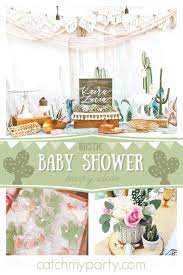 Boho Chic Baby Shower Quimi And Arron S Desert Chic Baby Shower Catch My Party Rustic Baby Shower Girl Baby Shower Party Baby Boy Shower Party