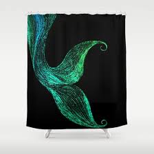 Mermaid Shower Curtain By Brittanyhelms Society6 Mermaid Shower Curtain Mermaid Bathroom Shower Curtain