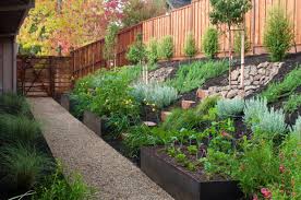 Steep slopes are a daunting place to garden, but it is important to rock gardens are often comprised of diminutive plants, making them a good choice for small slopes in a backyard setting where the tiny plants can be viewed up close. Sloping Side Yard Houzz