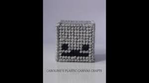 Each kit includes 7 mesh plastic canvas, acrylic yarn and pattern. How To Make Plastic Canvas Minecraft Skeleton By Caroline S Plastic Canvas Crafts
