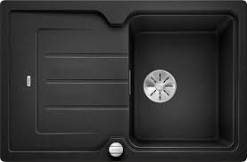 All sink options subject to existing conditions on the vanity and are subject to change. Classic Neo 45 S Silgranit Anthracite With Drain Remote Control With Accessories Blanco