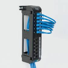 Data jacks for computers and ip phones.installation and repair.verified by lan tester. Cat5e Vertical Patch Panel With 12 Ports Icc