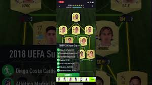 The upcoming super cup will be held in estonia at a. Flashback Diego Costa Sbc 2018 Uefa Super Cup Sbc Pacybits 20 Youtube