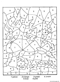 Aug 02, 2018 · easy color by number coloring pages can help. Color By Number Unicorn And Birds Coloring Pages Printable