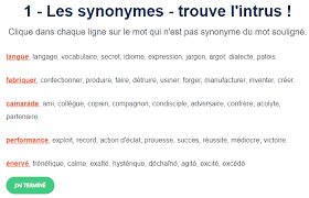 Check spelling or type a new query. ð—Ÿð—²ð˜€ ð˜€ð˜†ð—»ð—¼ð—»ð˜†ð—ºð—²ð˜€ ð˜ð—¿ð—¼ð˜‚ð˜ƒð—² ð—¹ ð—¶ð—»ð˜ð—¿ð˜‚ð˜€ Clique Dans Chaque Ligne Sur Le Mot Qui N Est Pas S Jeux Educatifs En Ligne Vocabulaire Jeu Educatif