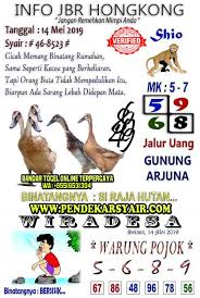 Syair Togel Hongkong Hari Ini 14 Mei 2019 Mei Tanggal