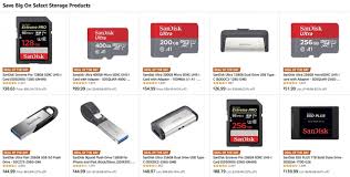 Though microsd cards have a tiny size they hide plenty of useful options. Sandisk Memory Cards Flash Drives And Ssds On Sale Deal Iclarified
