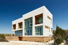 Berg design was approached by retired, empty nesters whose primary residence at howard beach was devastated by hurricane sandy. North Sea Von Bergdesign Architecture Einfamilienhauser