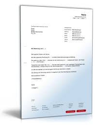 Nach 30 tagen, schriftlich einfordern. Aufforderung Korrektur Rechnung Vorlage Zum Download