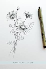 Margarita kukhtina (@gitkadraws) • dream journey drawing challenge #museum #adventure margarita kukhtina on instagram: Floral Ink Drawing Acrossfieldsstudio Acrossfieldsstudio Drawing Floral Ink Wildflower Drawing Ink Drawing Daisy Drawing
