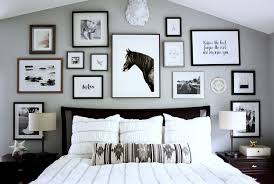 Black And White Gallery Wall Ideas Seeing Black White Gaddere White Wall Bedroom Photo Walls Bedroom Gallery Wall Bedroom