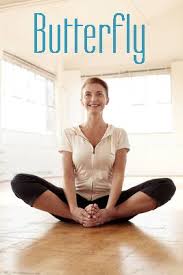 Butterfly Pose Benefits Stretches Legs Thighs Gets Rid Of Strain And Tiredness From Standing Walking For Long Period Yoga Poses Butterfly Pose Yoga Benefits