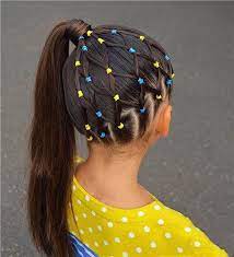 Braided Hairstyle Children Kids For School Little Girls Children S Hairstyles For Long Hair Girls Hairstyles Easy Kids Hairstyles Girls Hair Styles
