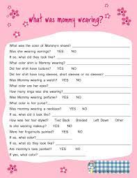 Free Printable What Was Mommy Wearing Baby Shower Game Boy Baby Shower Games Free Baby Shower Games Baby Shower Funny