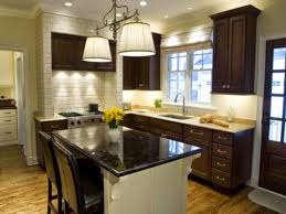 kitchen color schemes with dark cabinet