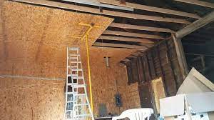 We believe that garage ceiling material exactly should look like in the picture. Replacing Garage Ceiling Youtube