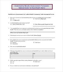 10 Needs Assessment Templates Word Excel Pdf Templates Health Words Templates Printable Free Assessment