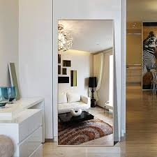 Hans Alice Rectangle Bedroom Floor Mirror Free Standing Dressing Mirror 65 X22 Large Floor Mirror Full Length Floor Mirror Bedroom Flooring