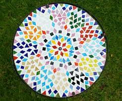 Combine the grout powder with water in a bucket and use a trowel to mix the. How To Make A Mosaic Table Christine S Crafts