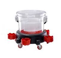 Auto Drive 4 Gallon Car Plastic, Wash Bucket With Grit Screen And Carry  Handle