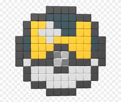 It can be obtained as a drop from wild celebi. A Pixel Art Of An Ultra Ball Pokeball Pixel Art Hd Png Download 768x768 4475497 Pngfind
