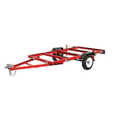 1195 Lb Capacity 48 In X 96 In Heavy Duty Folding Trailer In 2020 Utility Trailer Folding Utility Trailer Kayak Trailer