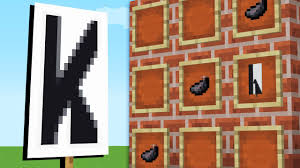 In minecraft, you can easily craft letter banners and make your own banner that has a large letter s (alphabet letter) on it. Minecraft Banner Letter Tutorial Pocket Edition Java Youtube