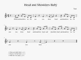 Head And Shoulders Baby Sheet Music For Piano Download Sheet Music Hd Png Download Transparent Png Image Pngitem