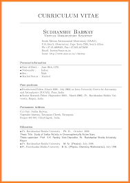 2 Page Cv Template South Africa Curriculum Vitae Examples Curriculum Vitae College Resume Template