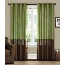 Better Homes And Gardens Lined Color Band Grommet Top Energy Efficient Curtain Panel Walmart Com Energy Efficient Curtains Curtains Living Room Living Room Green