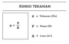 Rumus Tekanan Zat Padat Dan Zat Cair Beserta Contoh Soal Dan Pembahasannya Materi Kimia