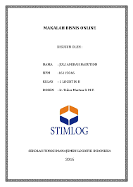 11kunci jawaban dan pembahasan bahasa indonesia kelas xi a. Pdf Makalah Bisnis Online Juli Amirah Nasution Academia Edu