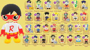 And if you look at like many classic cartoon characters, popeye began life as a see more ideas about cartoon characters names, painting memes, cartoon painting. Tag With Ryan Unlock All Ryan Characters Youtube
