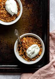 Bake up an indulgent rhubarb and custard sponge, vegan rhubarb bake or hybrid crumble cake. Rhubarb And Ginger Crumble For Two Refined Sugar Free Gluten Free