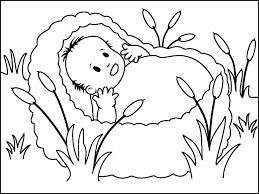 The spruce / wenjia tang take a break and have some fun with this collection of free, printable co. Baby In A Basket Coloring Page Coloring Pages 4 U